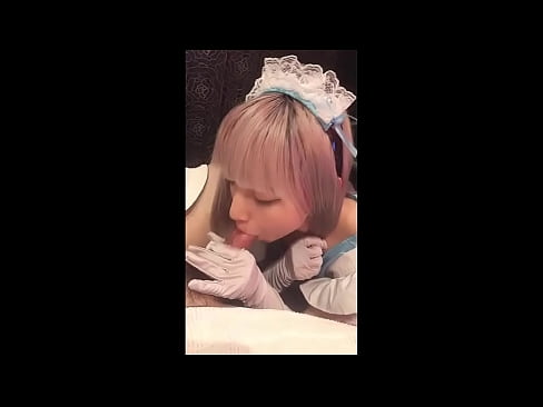 ❤️ Јапански идол [маиука], костим француске собарице, први део, пушење и дркање са лосионом Порно ат порн sr.pornpk.ru ❌
